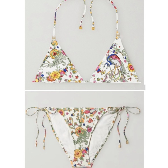 Tory Burch Other - Tory Burch Gemini Link String Bikini – Promised Land Print | Size S | NWT
